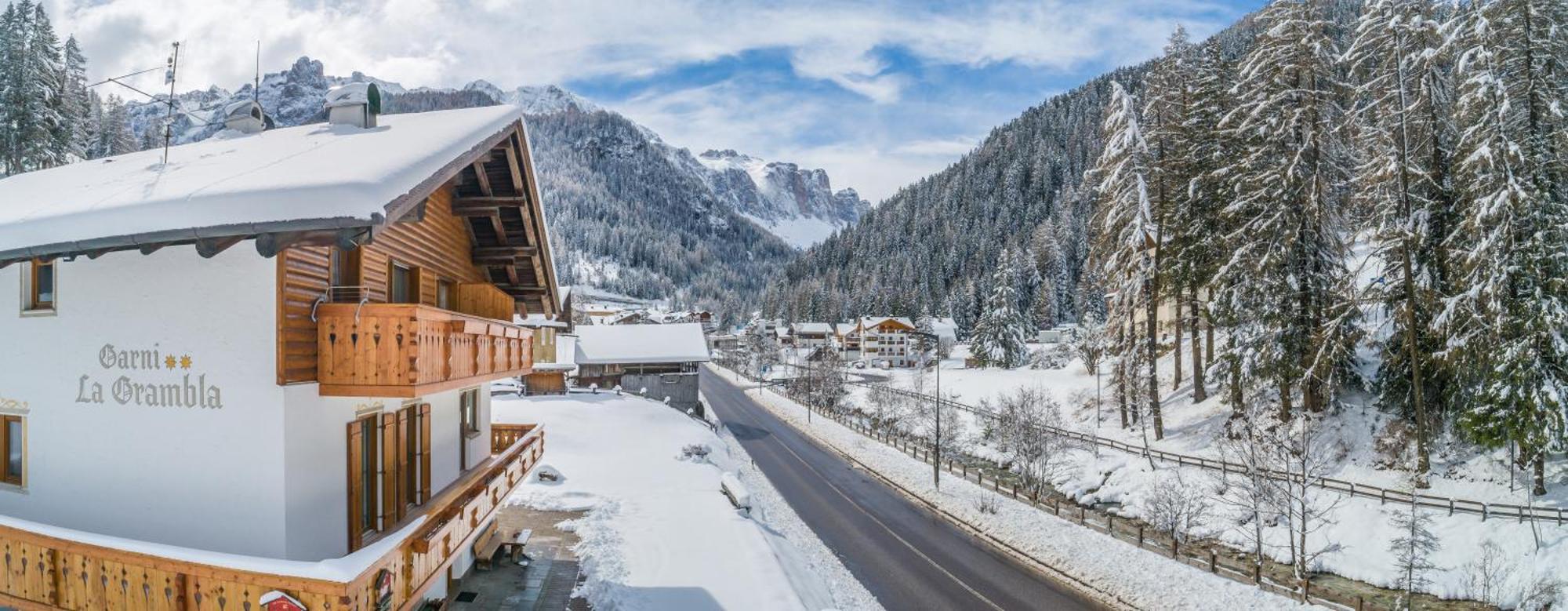 Garni La Grambla Hotel Selva di Val Gardena Luaran gambar