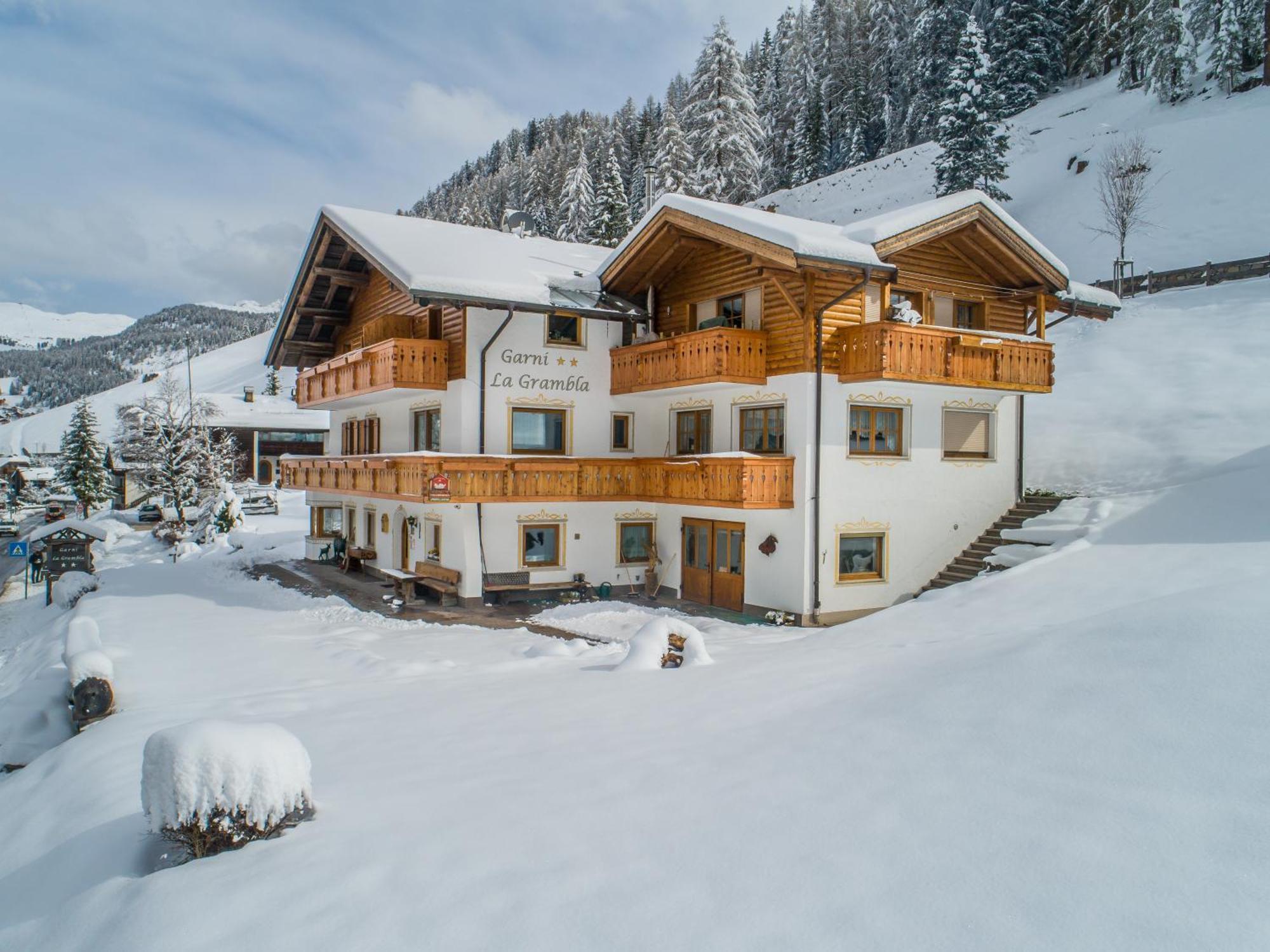 Garni La Grambla Hotel Selva di Val Gardena Luaran gambar